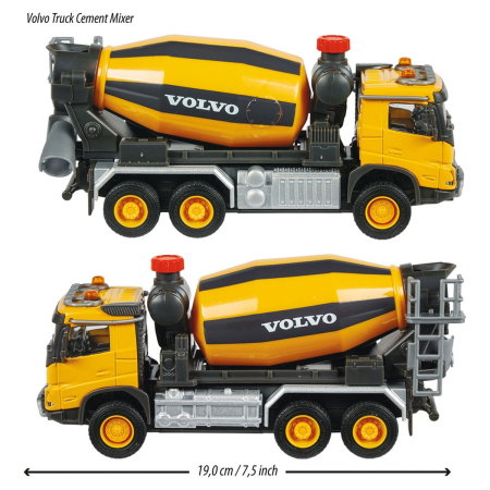 Camion betoniera Majorette Volvo Cement Mixer 3 ani + [2]