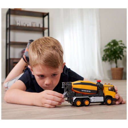 Camion betoniera Majorette Volvo Cement Mixer 3 ani + [5]