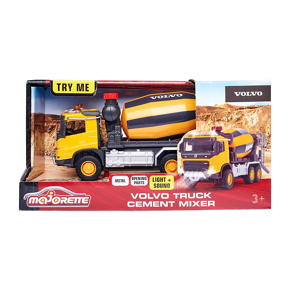 Camion betoniera Majorette Volvo Cement Mixer 3 ani + [7]