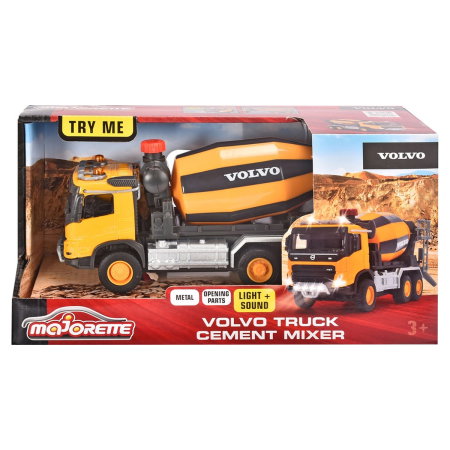 Camion betoniera Majorette Volvo Cement Mixer 3 ani + [6]