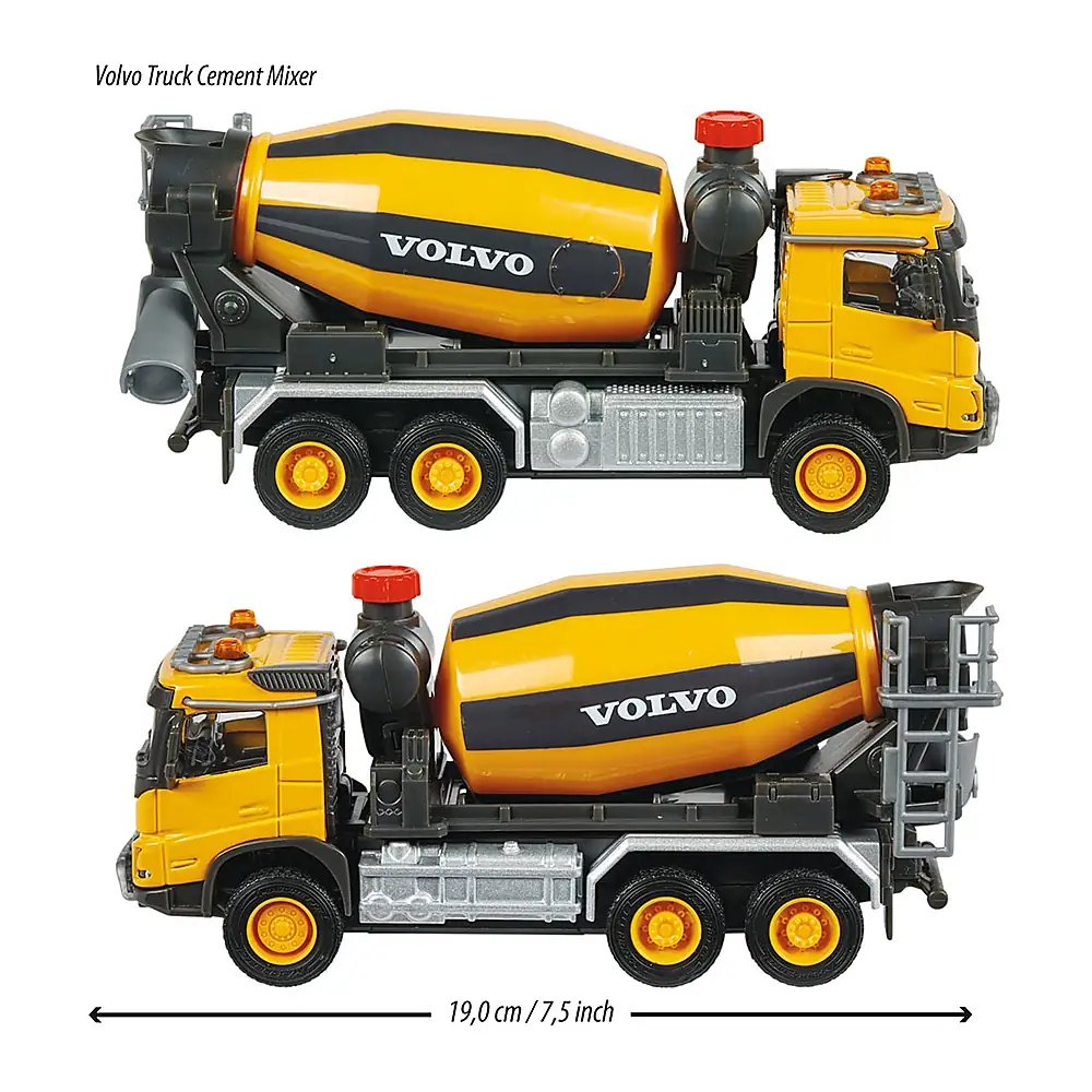 Camion betoniera Majorette Volvo Cement Mixer 3 ani + [2]