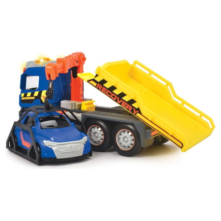 Camion de tractare Dickie Toys Mercedes Recovery cu masinuta 3 ani + [5]