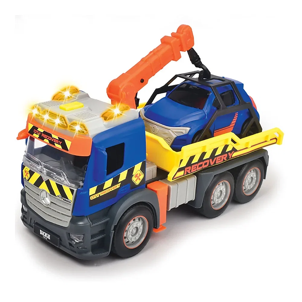 Camion de tractare Dickie Toys Mercedes Recovery cu masinuta 3 ani + [1]