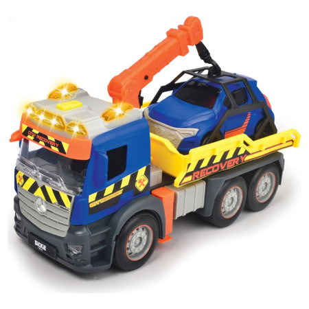 Camion de tractare Dickie Toys Mercedes Recovery cu masinuta 3 ani + [1]