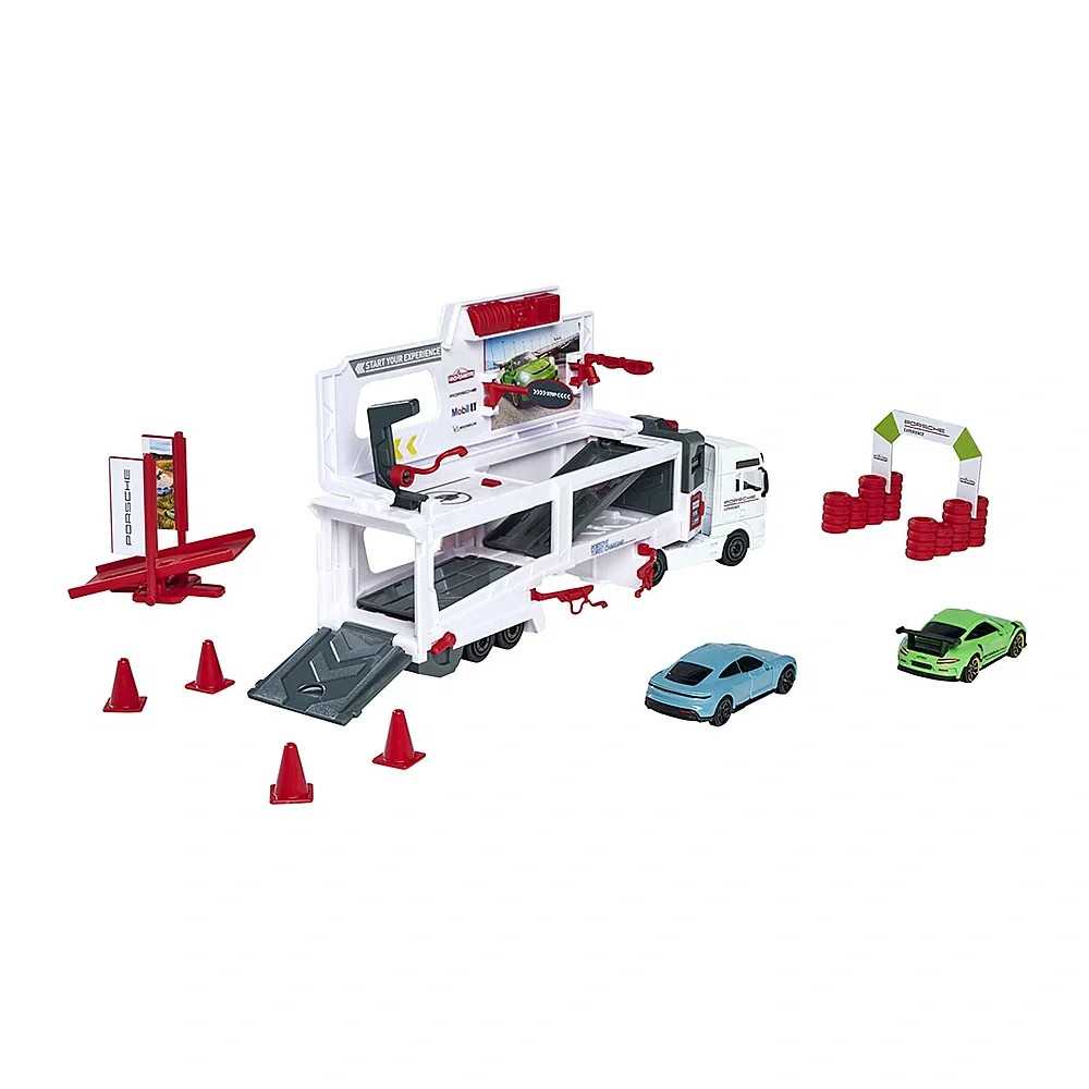 Camion Majorette MAN Tgx Porsche Experience cu 2 masinute 3 ani + [1]
