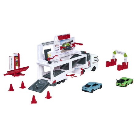 Camion Majorette MAN Tgx Porsche Experience cu 2 masinute 3 ani + [1]