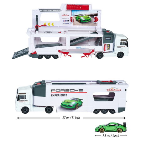 Camion Majorette MAN Tgx Porsche Experience cu 2 masinute 3 ani + [2]