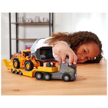 Camion Majorette Volvo cu remorca si buldozer 3 ani + [7]