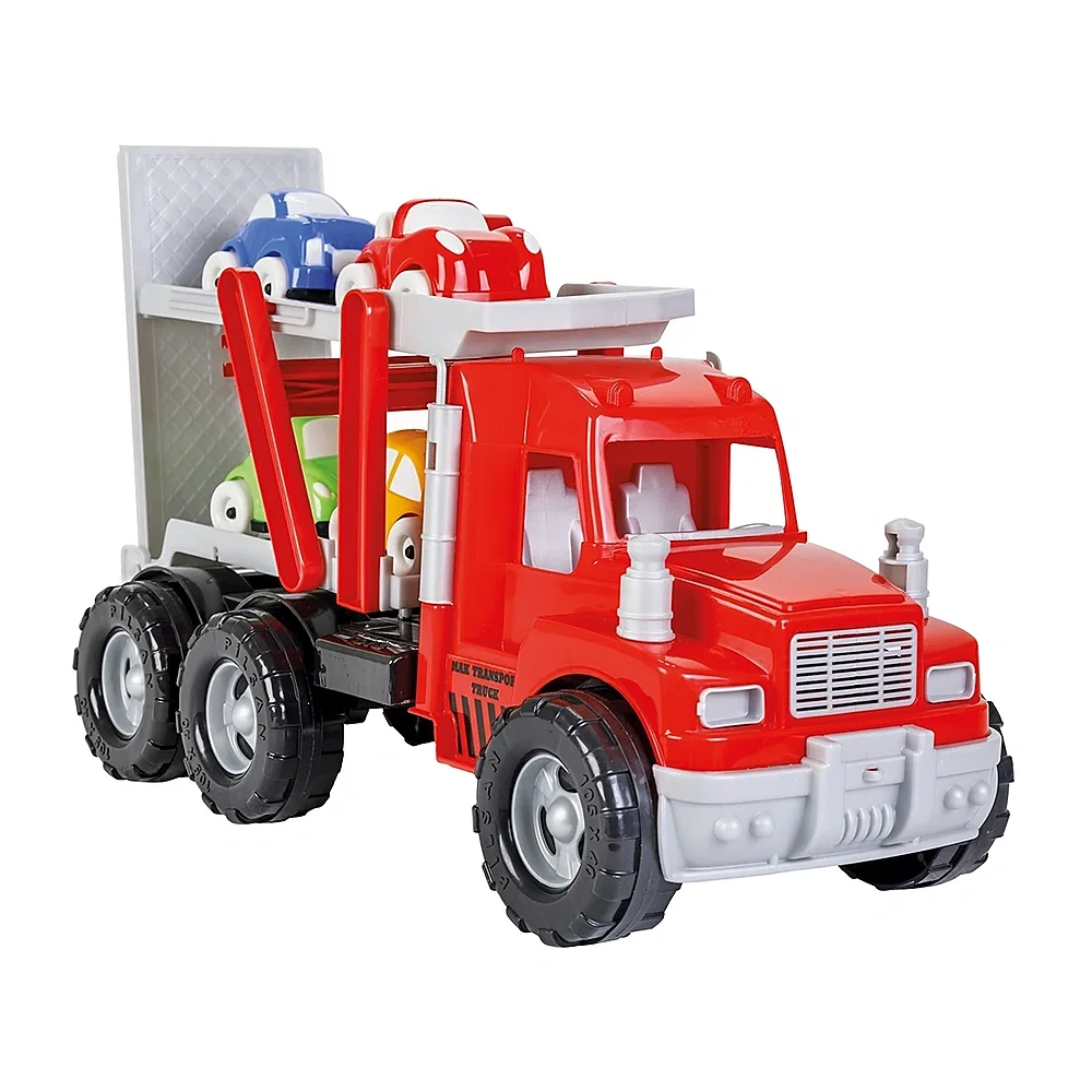 Masinute, trenulete, avioane - Camion Mak Transport Truck cu 4 masinute Pilsan 3 ani +