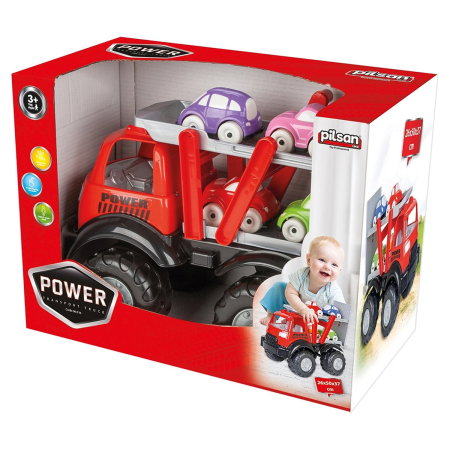 Camion Pilsan Power Transport Truck cu 4 masinute 3 ani + [1]