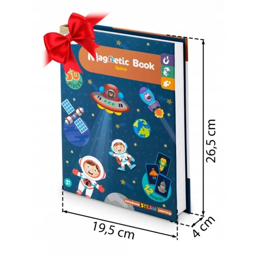 Carte magnetica tip puzzle Cosmos Ricokids 3 ani+ [5]
