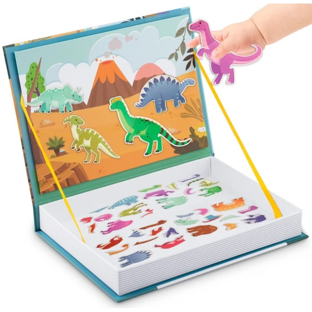 Carte magnetica tip puzzle Lumea Dinozaurilor Ricokids 3 ani+ [3]