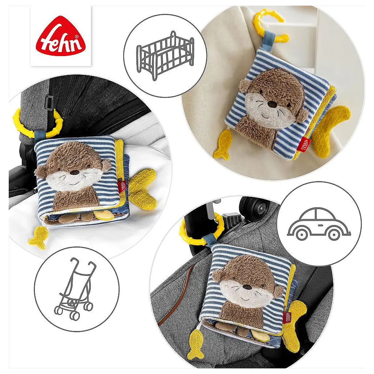 Carticica din plus pentru bebelusi - Otter Fehn 0 luni+ [4]
