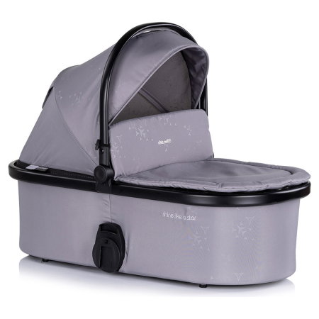 Carucior Bebe 3 in 1 Chipolino Marbella Cloud Grey, cu Landou, Scaun Auto i-Size si Geanta 0 luni [13]
