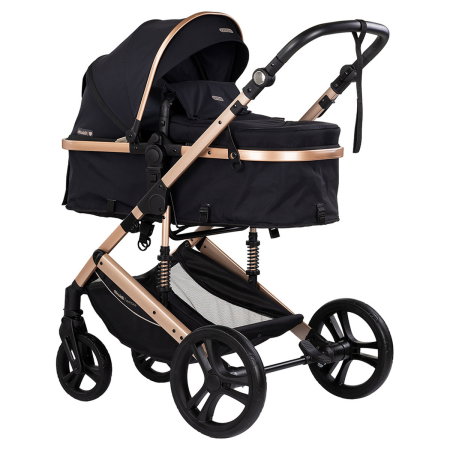 Carucioare 2 in 1 - Carucior Chipolino Amore 2 in 1 noir 0 luni