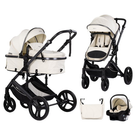 Carucioare 3 in 1 - Carucior Chipolino Amore 3 in 1 cashmere 0 luni