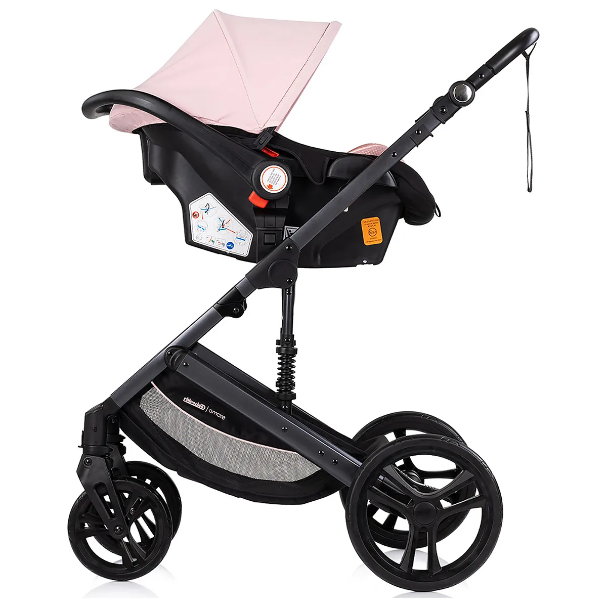 Carucior Chipolino Amore 3 in 1 powder pink 0 luni [9]