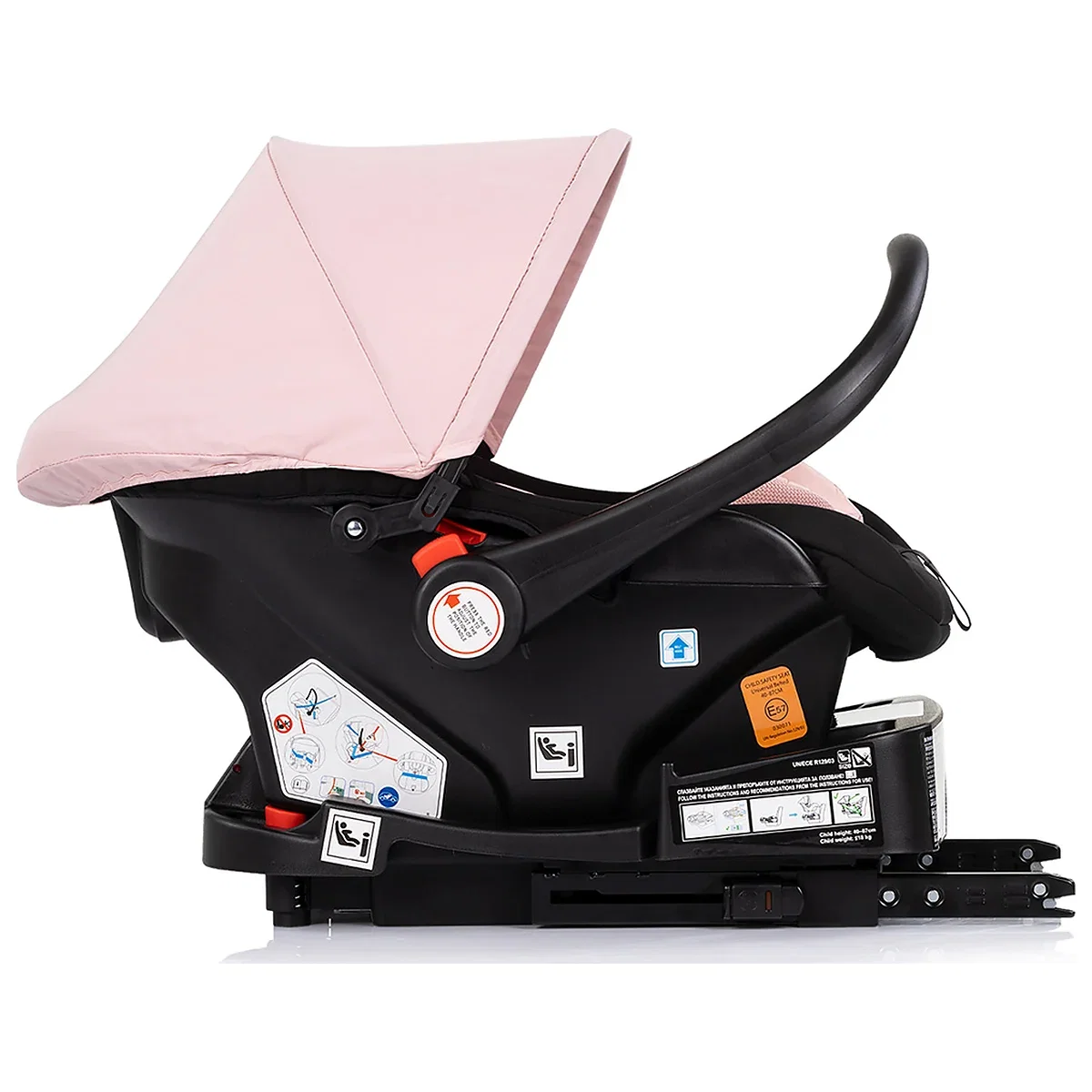 Carucior Chipolino Amore 3 in 1 powder pink 0 luni [17]