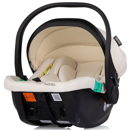 Carucior Chipolino Aurora 3 in 1, pana la 22 kg, scoica auto i-size, cadru usor, pliere usoara, husa picioare, sezut reversibil, gentuta inclusa, Cashmere [18]