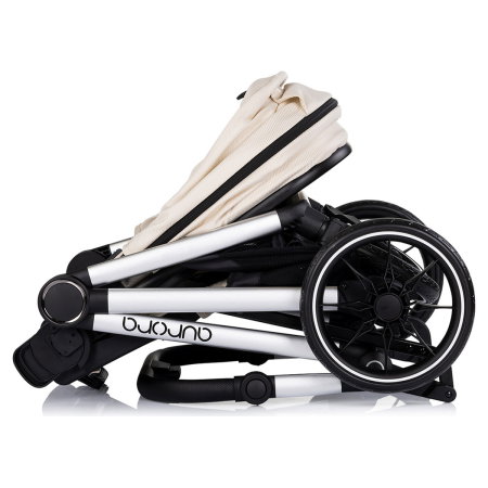 Carucior Chipolino Aurora 3 in 1, pana la 22 kg, scoica auto i-size, cadru usor, pliere usoara, husa picioare, sezut reversibil, gentuta inclusa, Cashmere [16]