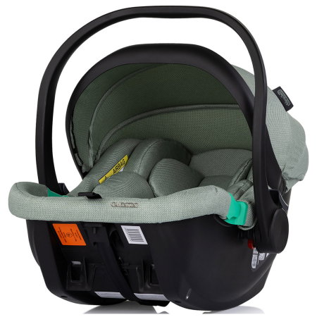 Carucior Chipolino Aurora 3 in 1, pana la 22 kg, scoica auto i-size, cadru usor, pliere usoara, husa picioare, sezut reversibil, gentuta inclusa, Matcha [19]