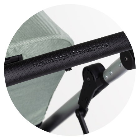 Carucior Chipolino Aurora 3 in 1, pana la 22 kg, scoica auto i-size, cadru usor, pliere usoara, husa picioare, sezut reversibil, gentuta inclusa, Matcha [26]