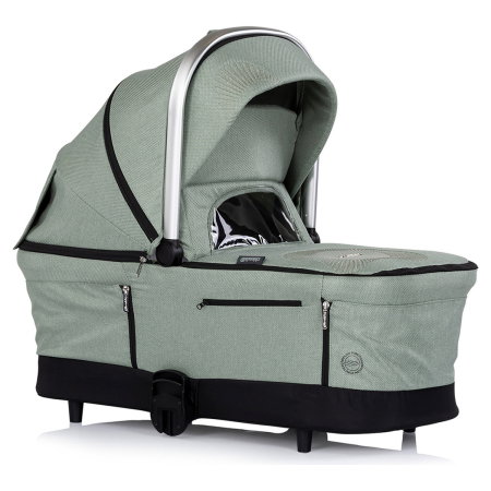 Carucior Chipolino Aurora 3 in 1, pana la 22 kg, scoica auto i-size, cadru usor, pliere usoara, husa picioare, sezut reversibil, gentuta inclusa, Matcha [14]
