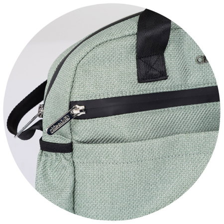 Carucior Chipolino Aurora 3 in 1, pana la 22 kg, scoica auto i-size, cadru usor, pliere usoara, husa picioare, sezut reversibil, gentuta inclusa, Matcha [34]