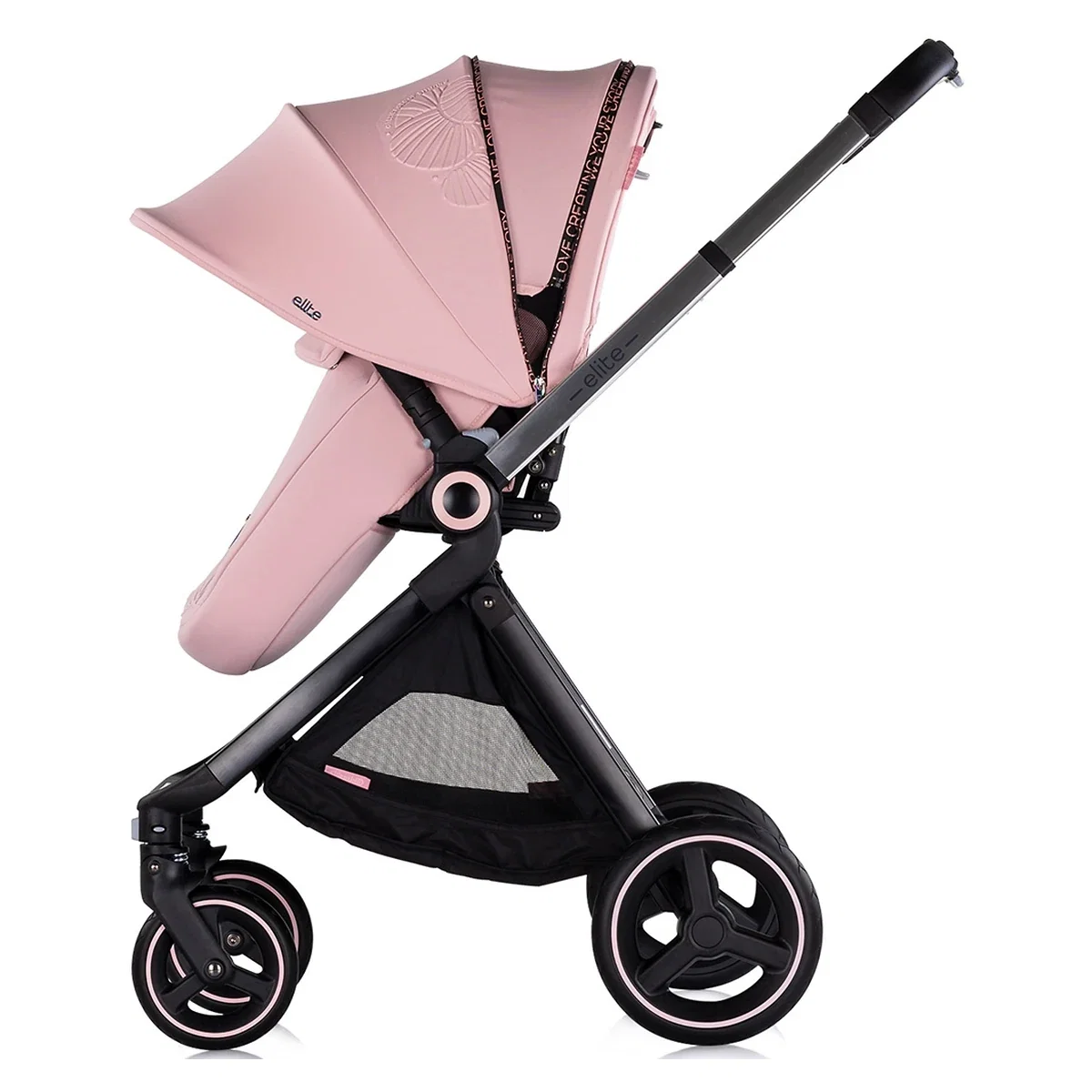 Carucior Chipolino Elite 3 in 1 pink marshmallow 0 luni [12]
