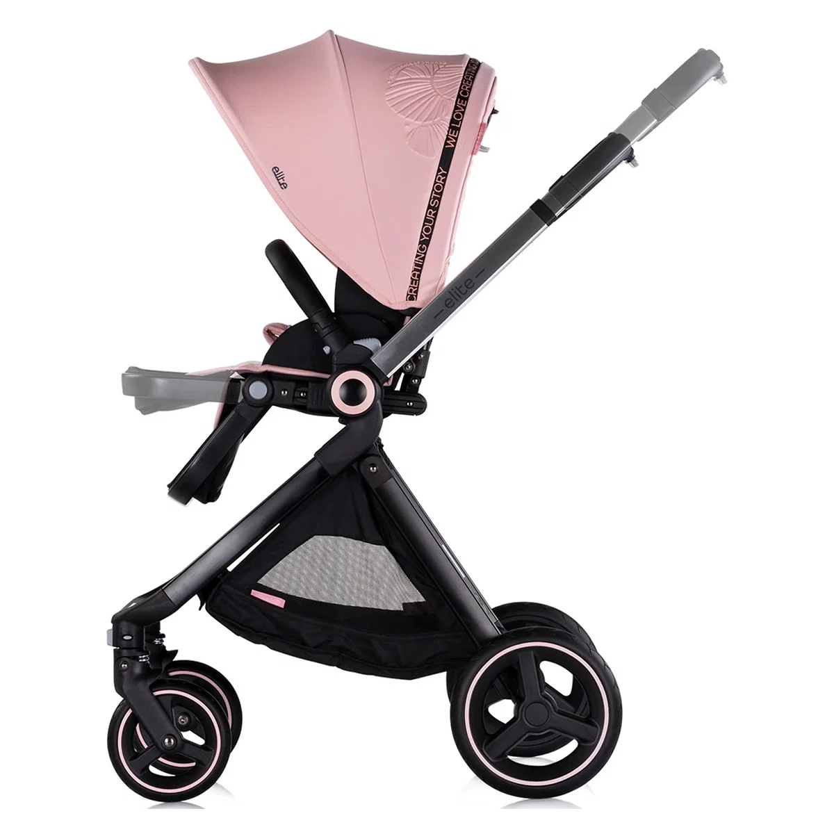 Carucior Chipolino Elite 3 in 1 pink marshmallow 0 luni [9]