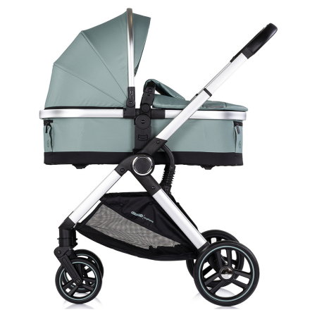 Carucior Chipolino Euphoria 3 in 1, de la nastere pana la 22 kg, include scoica auto i-size, cadru usor, pliere usoara, husa de picioare si geanta incluse, Matcha [3]