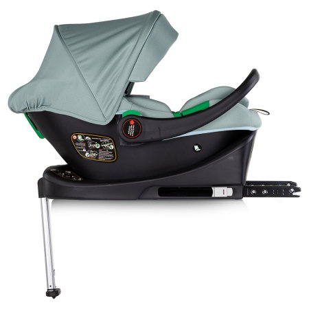 Carucior Chipolino Euphoria 3 in 1, de la nastere pana la 22 kg, include scoica auto i-size, cadru usor, pliere usoara, husa de picioare si geanta incluse, Matcha [20]