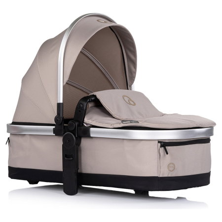 Carucior Chipolino Euphoria 3 in 1, de la nastere pana la 22 kg, include scoica auto i-size, cadru usor, pliere usoara, husa de picioare si geanta incluse, Latte [14]