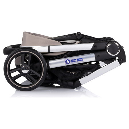 Carucior Chipolino Euphoria 3 in 1, de la nastere pana la 22 kg, include scoica auto i-size, cadru usor, pliere usoara, husa de picioare si geanta incluse, Latte [13]
