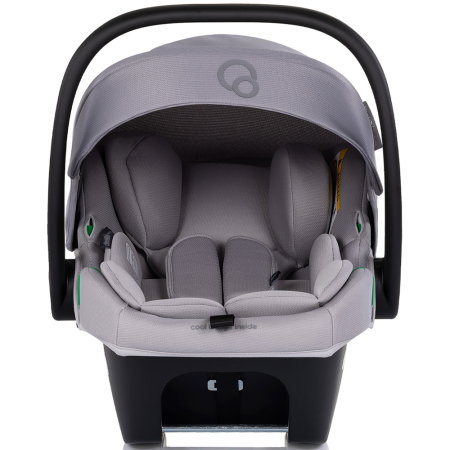 Carucior Chipolino Euphoria 3 in 1, de la nastere pana la 22 kg, include scoica auto i-size, cadru usor, pliere usoara, husa de picioare si geanta incluse, Platinum [18]