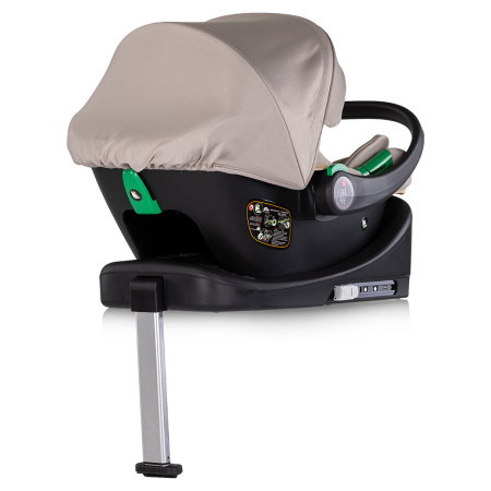 Carucior Chipolino Euphoria 3 in 1, de la nastere pana la 22 kg, include scoica auto i-size, cadru usor, pliere usoara, husa de picioare si geanta incluse, Latte [19]
