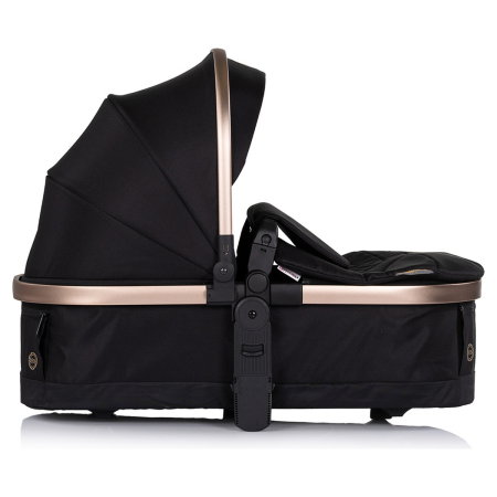 Carucior Chipolino Euphoria 3 in 1, de la nastere pana la 22 kg, include scoica auto i-size, cadru usor, pliere usoara, husa de picioare si geanta incluse, Noir [15]