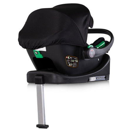 Carucior Chipolino Euphoria 3 in 1, de la nastere pana la 22 kg, include scoica auto i-size, cadru usor, pliere usoara, husa de picioare si geanta incluse, Noir [19]
