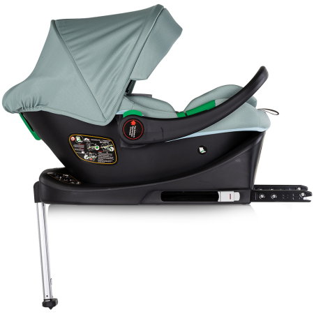 Carucior Chipolino Euphoria 3 in 1, de la nastere pana la 22 kg, include scoica auto i-size, cadru usor, pliere usoara, husa de picioare si geanta incluse, Matcha [20]