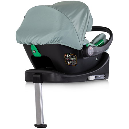Carucior Chipolino Euphoria 3 in 1, de la nastere pana la 22 kg, include scoica auto i-size, cadru usor, pliere usoara, husa de picioare si geanta incluse, Matcha [19]