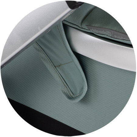 Carucior Chipolino Euphoria 3 in 1, de la nastere pana la 22 kg, include scoica auto i-size, cadru usor, pliere usoara, husa de picioare si geanta incluse, Matcha [31]