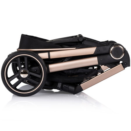 Carucior Chipolino Euphoria 3 in 1, de la nastere pana la 22 kg, include scoica auto i-size, cadru usor, pliere usoara, husa de picioare si geanta incluse, Noir [13]