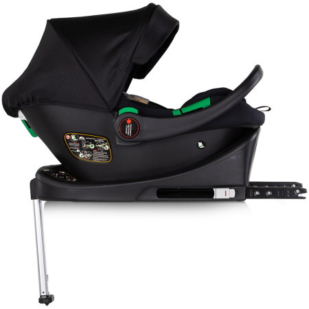 Carucior Chipolino Euphoria 3 in 1, de la nastere pana la 22 kg, include scoica auto i-size, cadru usor, pliere usoara, husa de picioare si geanta incluse, Noir [20]