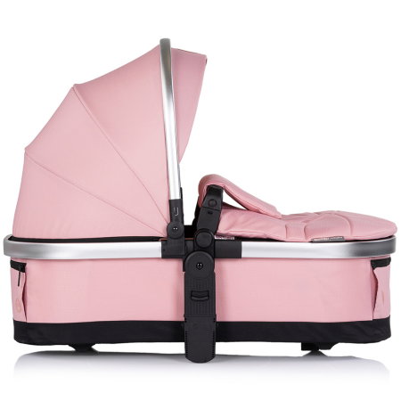 Carucior Chipolino Euphoria 3 in 1, de la nastere pana la 22 kg, include scoica auto i-size, cadru usor, pliere usoara, husa de picioare si geanta incluse, Powder pink [15]
