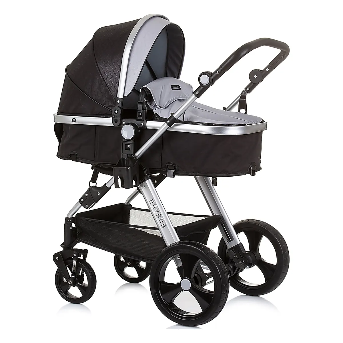 Carucior Chipolino Havana 3 in 1, Obsidian silver 0 luni [1]