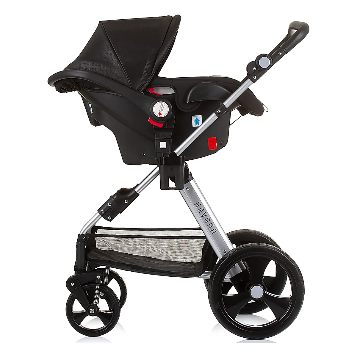 Carucior Chipolino Havana 3 in 1, Obsidian silver 0 luni [11]