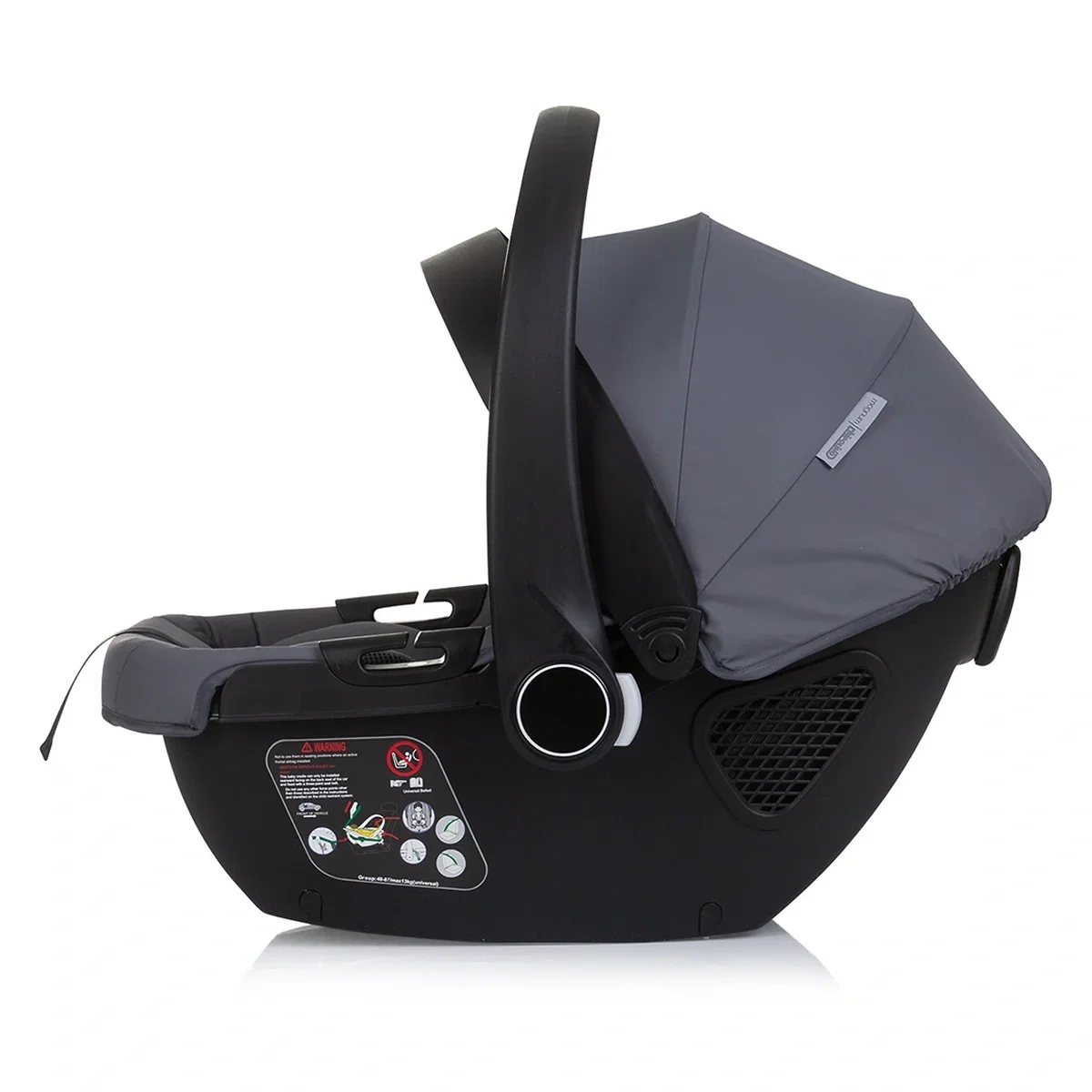 Carucior Bebe 3 in 1 Chipolino Magnum Anthracite, cu Landou, Scaun Auto i-Size, Rucsac si Husa Picioare 0 luni [18]