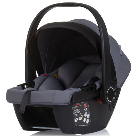 Carucior Bebe 3 in 1 Chipolino Magnum Anthracite, cu Landou, Scaun Auto i-Size, Rucsac si Husa Picioare 0 luni [17]