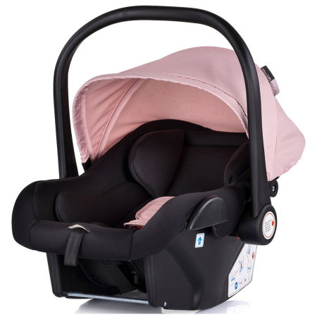 Carucior Chipolino Marbella 3 in 1, de la nastere pana la 22 kg, include scoica auto i-size, cadru usor, pliere compacta, sezut reversibil, gentuta inclusa, Pink marshmallow [15]