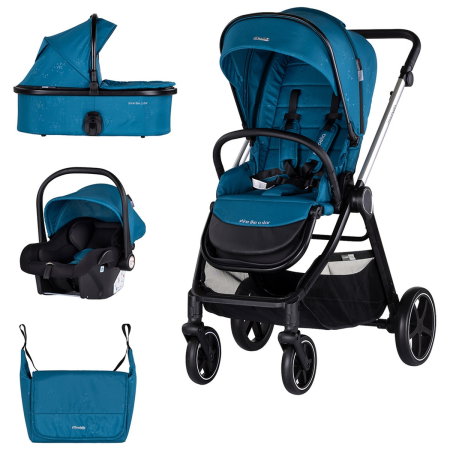 Carucioare 3 in 1 - Carucior Chipolino Marbella 3 in 1 oasis 0 luni
